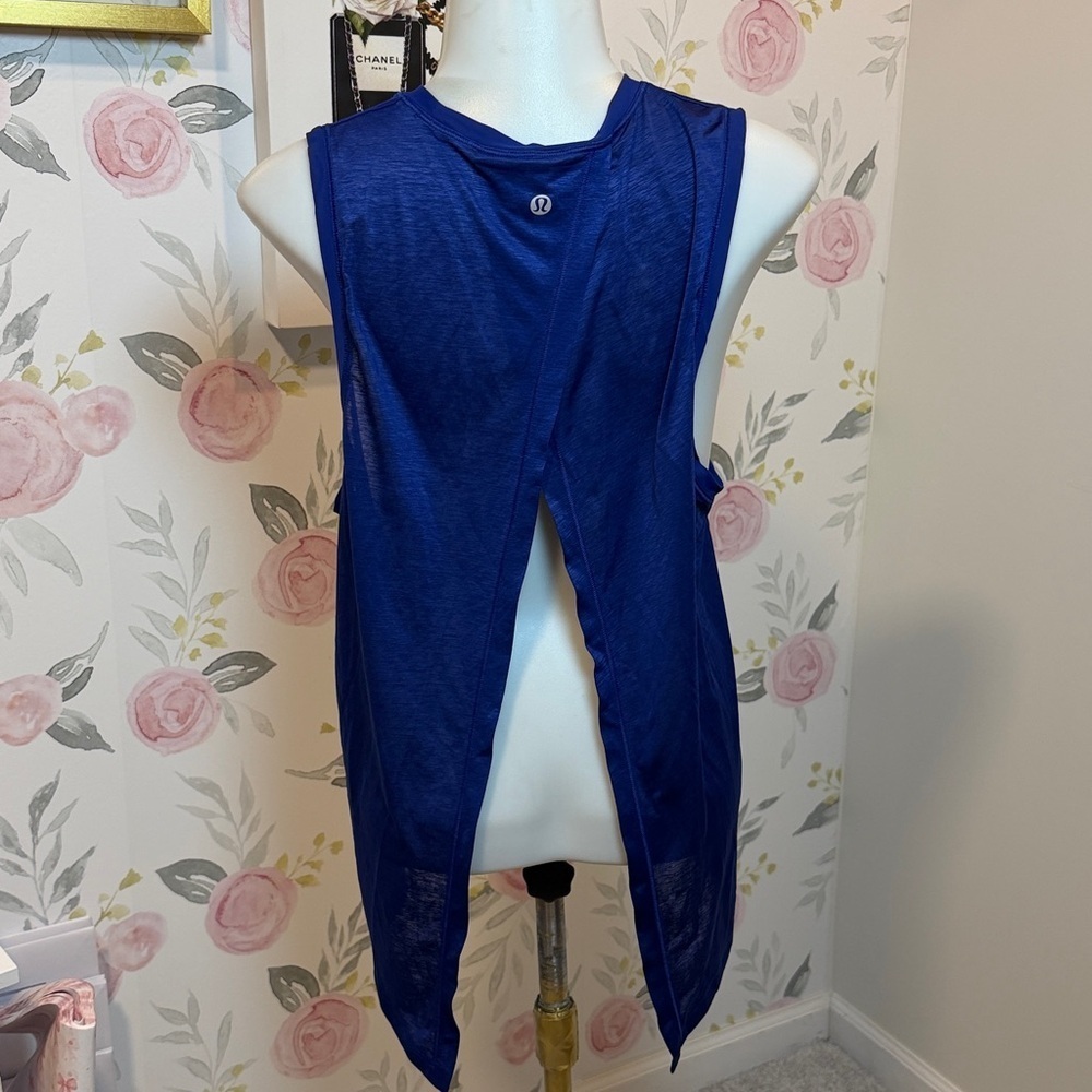 Lululemon Blue Open Tank - Picture 6 of 6